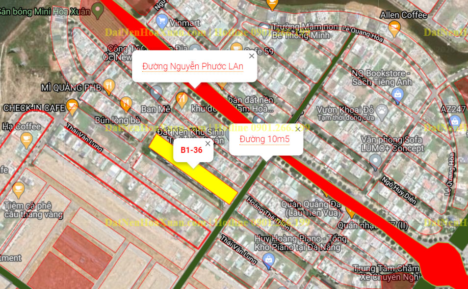 B1.36, Lô 23 - Hòa Xuân (Giai Đoạn 1A) |Sàn Đất Nền Hòa Xuân