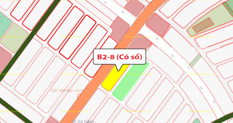 B2.8, Lô 33 - Khu đô thị Nam Hòa Xuân |Sàn Đất Nền Hòa Xuân