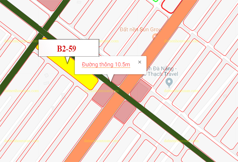 B2.59, Lô 37 - Khu đô thị Nam Hòa Xuân |Sàn Đất Nền Hòa Xuân