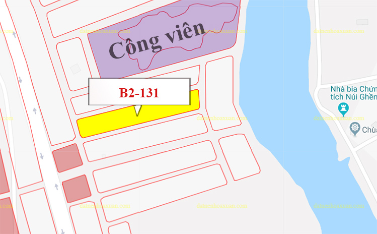 B2.131, Lô 3 - Khu đô thị Nam Hòa Xuân |Sàn Đất Nền Hòa Xuân