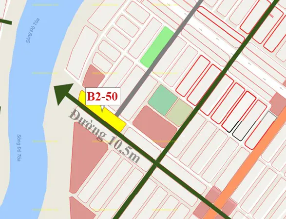 B2.50, Lô 3 - Khu đô thị Nam Hòa Xuân |Sàn Đất Nền Hòa Xuân