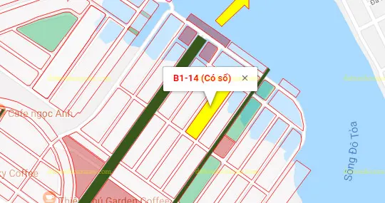 B1.14, Lô 16 - Đảo Vip |Sàn Đất Nền Hòa Xuân