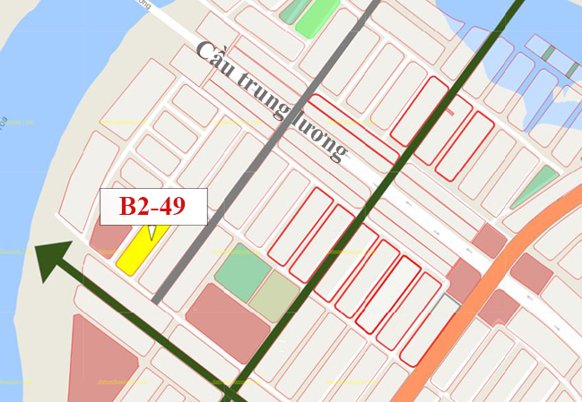  Lô góc, B2.49, Lô 78 - Khu đô thị Nam Hòa Xuân |Sàn Đất Nền Hòa Xuân