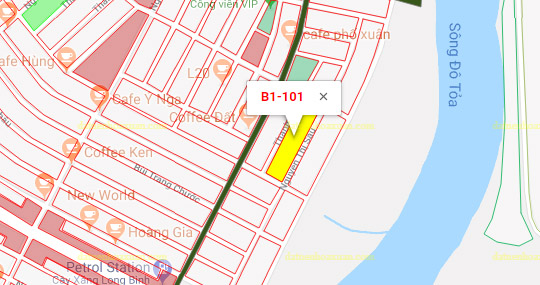 B1.101, Lô 61 - Khu đô thị Nguyễn Tri Phương |Sàn Đất Nền Hòa Xuân