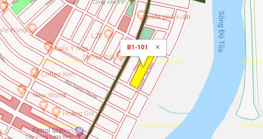 B1.101, Lô 61 - Khu đô thị Nguyễn Tri Phương |Sàn Đất Nền Hòa Xuân
