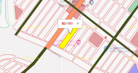 B2.101, Lô 1 - Khu đô thị Nam Hòa Xuân |Sàn Đất Nền Hòa Xuân