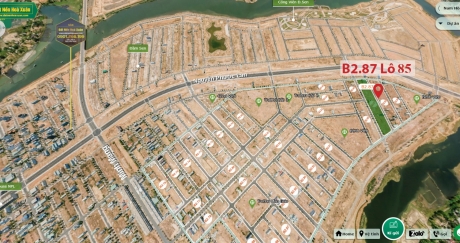 B2.87 Nam Hòa Xuân: Lô đất 105m2 hướng hoa hậu tại Đà Nẵng: cơ hội hưởng sái hạ tầng cao cấp với giá 5.4 tỷ