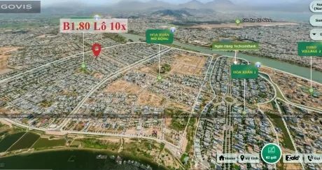 B1.80, Lô 10X - Khu đô thị Nguyễn Tri Phương |Sàn Đất Nền Hòa Xuân