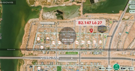  Lô góc, B2.147, Lô 27 - Khu đô thị Nam Hòa Xuân |Sàn Đất Nền Hòa Xuân