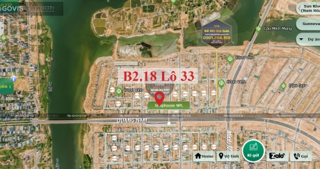  Lô góc, B2.18, Lô 33 - Khu đô thị Nam Hòa Xuân |Sàn Đất Nền Hòa Xuân