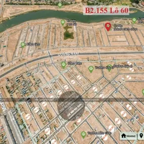  Lô góc, B2.155, Lô 60 - Khu đô thị Nam Hòa Xuân |Sàn Đất Nền Hòa Xuân