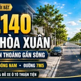 B2.140, Lô 90 - Khu đô thị Nam Hòa Xuân |Sàn Đất Nền Hòa Xuân