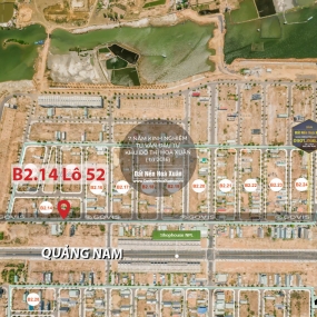 B2.14, Lô 52 - Khu đô thị Nam Hòa Xuân |Sàn Đất Nền Hòa Xuân