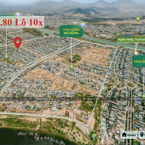 B1.80, Lô 10X - Khu đô thị Nguyễn Tri Phương |Sàn Đất Nền Hòa Xuân