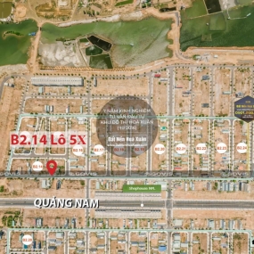 B2.14, Lô 5X - Khu đô thị Nam Hòa Xuân |Sàn Đất Nền Hòa Xuân