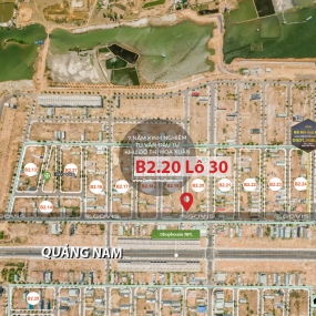 B2.20, Lô 30 - Khu đô thị Nam Hòa Xuân |Sàn Đất Nền Hòa Xuân