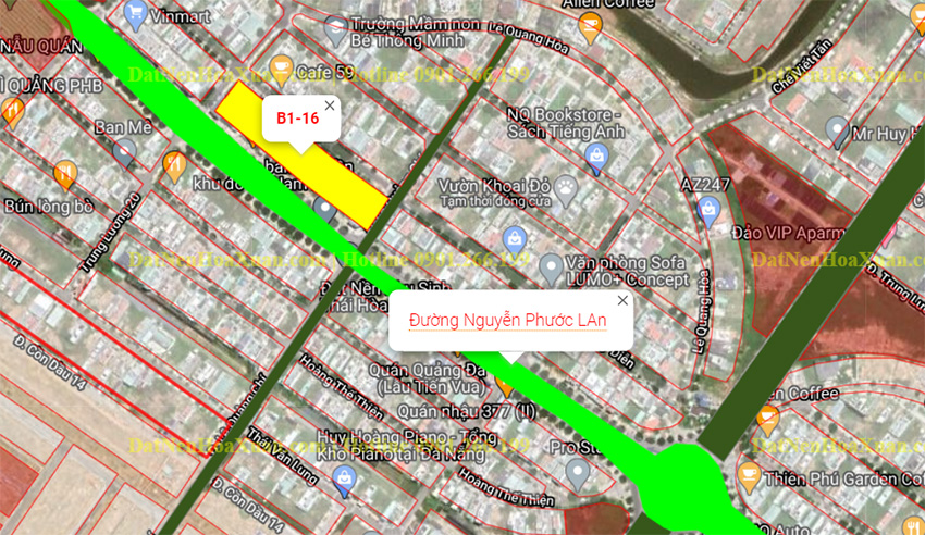 B1.16, Lô 5 - Hòa Xuân (Giai Đoạn 1A) |Sàn Đất Nền Hòa Xuân