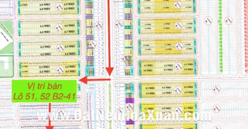 Cặp 2 lô 51, 52 B2-41 tại khu vực điện ngầm