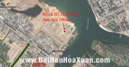 Bán cặp lô 58,61 B1-11 hướng Tây Bắc đất đảo VIP, giá tốt - Hòa Xuân