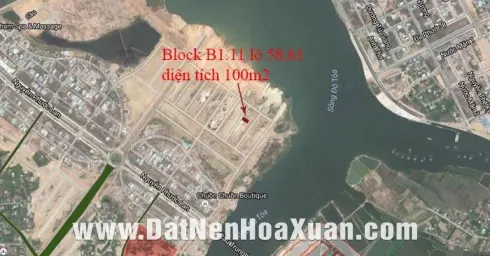 Bán cặp lô 58,61 B1-11 hướng Tây Bắc đất đảo VIP, giá tốt - Hòa Xuân