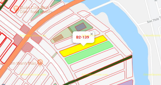 B2.139, Lô 59 - Khu đô thị Nam Hòa Xuân |Sàn Đất Nền Hòa Xuân