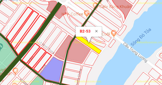 Biệt thự, B2.53, Lô 6 - Khu đô thị Nguyễn Tri Phương |Sàn Đất Nền Hòa Xuân