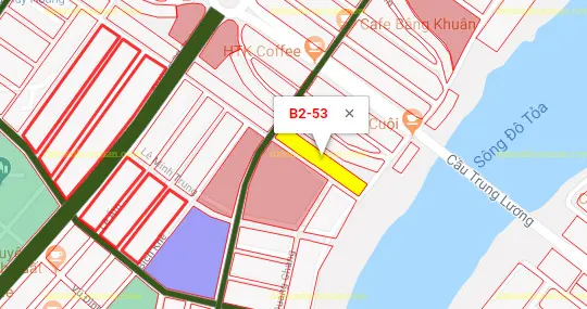 Biệt thự, B2.53, Lô 6 - Khu đô thị Nguyễn Tri Phương |Sàn Đất Nền Hòa Xuân