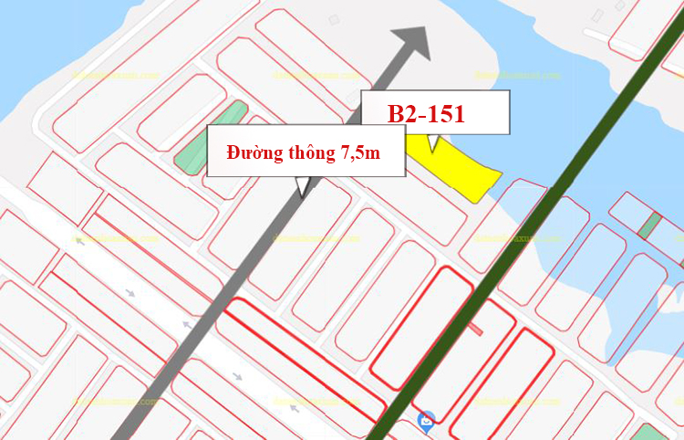 B2.151, Lô 43 - Khu đô thị Nam Hòa Xuân |Sàn Đất Nền Hòa Xuân