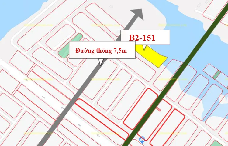 B2.151, Lô 43 - Khu đô thị Nam Hòa Xuân |Sàn Đất Nền Hòa Xuân