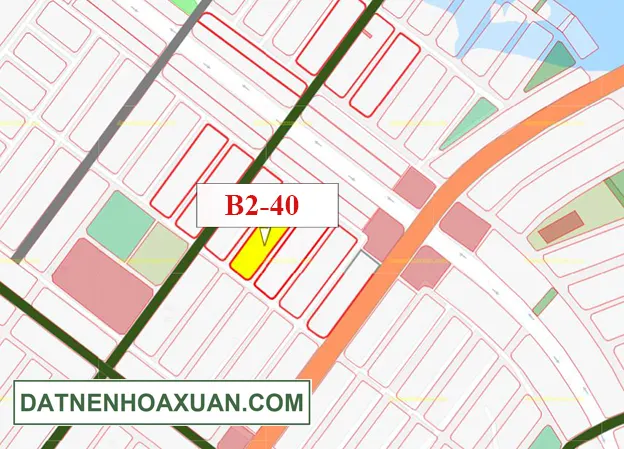 B2.40, Lô 52 - Khu đô thị Nam Hòa Xuân |Sàn Đất Nền Hòa Xuân