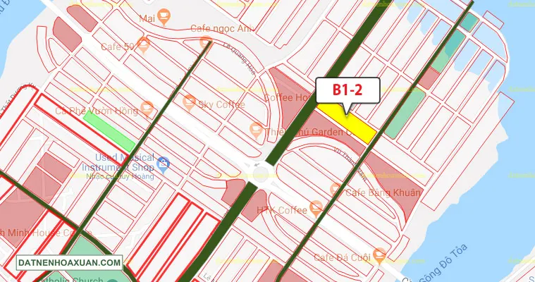 B1.2, Lô 5 - Đảo Vip |Sàn Đất Nền Hòa Xuân