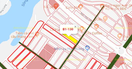 B1.130, Lô 28 - Khu đô thị Nguyễn Tri Phương |Sàn Đất Nền Hòa Xuân