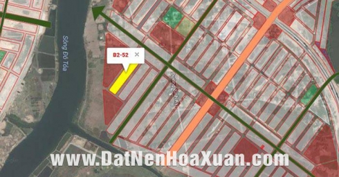 Cần bán lô 13 B2.52 đối diện trường học, sát sông, chiết khấu đến 6% - Nam Hòa Xuân