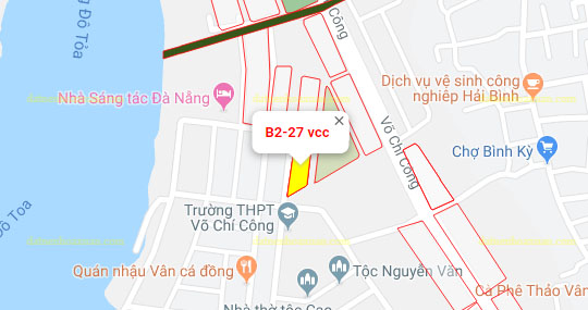 B2.27, Lô 37 - Khu đô thị Võ Chí Công |Sàn Đất Nền Hòa Xuân