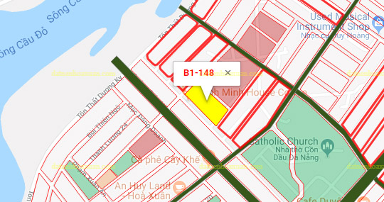B1.148, Lô 25 - Khu đô thị Nguyễn Tri Phương |Sàn Đất Nền Hòa Xuân