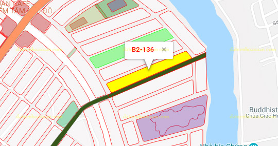  Lô góc, B2.136, Lô 1 - Khu đô thị Nam Hòa Xuân |Sàn Đất Nền Hòa Xuân