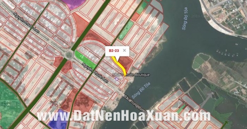 Đất biệt thự Block B2.23 lô 9, 10 - Hòa Xuân