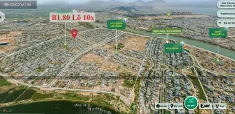 B1.80, Lô 10X - Khu đô thị Nguyễn Tri Phương |Sàn Đất Nền Hòa Xuân