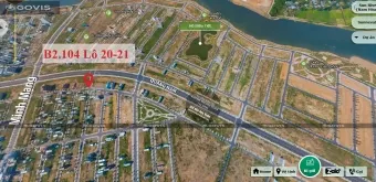 B2.104 Nam Hòa Xuân: Cặp lô góc đường Phan Huỳnh Điểu – Lợi thế mặt bằng kinh doanh lớn